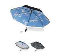 Totes Parapluie à ouverture et fermeture automatique, bleu ciel, Taille unique, Parapluie à ouverture automatique et fermeture sous auvent