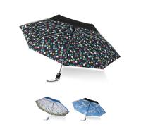Totes Parapluie à ouverture et fermeture automatique, Gouttes de pluie., Taille unique, Parapluie à ouverture automatique et fermeture sous auvent