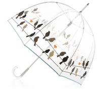 Totes, Parapluie cannes Homme, Birds on a Wire (transparent) - 9623