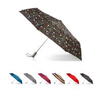 Totes Titan Grand parapluie écologique résistant au vent et à l'eau avec ouverture automatique, rose sauvage, taille unique