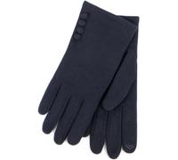Totes Totes Blue Thermal SmarTouch Gloves With Button Details