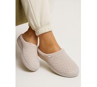 Totes Totes Cream Isotoner Popcorn Terry Mules Slippers