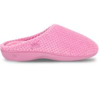 Totes Totes Light Pink Isotoner Popcorn Terry Mules Slippers