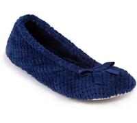 Totes Totes Navy Isotoner Popcorn Slippers
