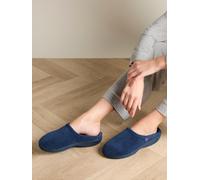 Totes Totes Navy Isotoner Popcorn Terry Mules Slippers