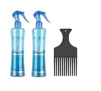 Totex Après-shampoing en spray biphasé - Sans rinçage - 400 ml - 2 x bleu