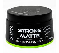 TOTEX ® Cire coiffante mate Strong - 150 ml - Effet mat doux pendant 24 heures - Pour un look de cheveux mat et naturel - Contrôle maximal - Pour professionnels - Cire mate