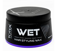 TOTEX Cire Coiffante Wet Wax | Fixation Forte Effet Mouillé | Parfum Melon Sucré | Unisexe, idéale pour une tenue longue durée et une brillance éclatante | Convient à tous types de cheveux 150ml