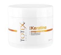 Totex KERATIN Masque de soin des cheveux 500 ml | Masque capillaire à la kératine | Traitement masque capillaire | Masque à la kératine pour cheveux fins et secs abîmés