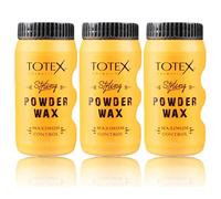 Totex POWDER WAX Lot de 3 pots de cire en poudre pour coiffer les cheveux 20 g