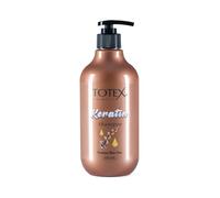 TOTEX Shampooing Kératine Premium 500ml | Soin Capillaire Premium Unisexe Réparation Rapide des Dommages