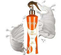 TOTEX Spray Après-Shampooing 2 Phases Milk Therapy | Spray Conditionneur Sans Rinçage | Démêlant pour Cheveux Secs et Abîmés 400 ml