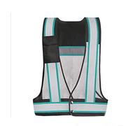 TOTIKI Gilet Reflechissant Gilet De Sécurité Réfléchissant, Gilets De Sécurité À Haute Visibilité, Conduite, Cyclisme La Nuit, Course À Pied, Marche Extérieure Gilet De Sécurité(XXL)