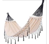 TOTIKI Hammock Loisirs Toile Hamac Extérieur Jardin Gland Hamac Macramé Tissu Balançoire Net Lit Grande Chaise Suspendue Hamac Exterieur