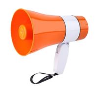 TOTIKI Mégaphone Haut-Parleur Mégaphone Portable Mégaphone Portatif avec Enregistreur Vocal Contrôle du Volume Réglable Porte Voix