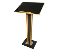 TOTIKI Pupitre Podium en Métal pour Enseignants D'église, Dessus De Table Inclinable, Chaire, Bureau, Mariage, Restaurant, Hôtel, Lutrins Portable Debout(A)