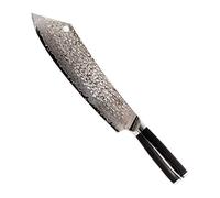 Totiko Japan Knives, Couteau de cuisine japonais professionnel pour viande, barbecue spécial martelé musashi lame 24 cm - 10 pouces - Boîte à fermeture magnétique incluse