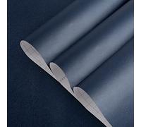 TOTIO 80CMx4M Papier peint autocollant bleu extra large,Autocollants pour meubles bleus Sticker vinyle imperméable pour meubles Bleu Marine Mat épaissi Convient aux murs des bureaux et des magasins