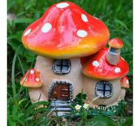 TOTITOM Maisons De Champignons en Résine, Petite Maison De Champignon Décoration Moss Micro Paysage Décorations Bonsai Champignon Sculpture Résine Artisanat Cadeau de Saint Valentin
