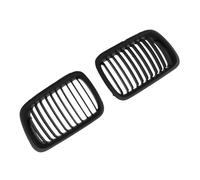 TOTMOX 1 paire de grilles de calandre avant gauche droite à une latte, compatible avec B/M*W Série 3 E36 1990-1998, Compact E36 1994-2000, Touring E36 1994-1999, noir mat