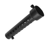 TOTMOX 1PC Chicane echappement moto 35mm Silencieux d'échappement universel pour moto DB Killer Silencieux d'échappement 35mm - Noir