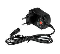 TOTMOX Adaptateur Secteur Multi-Tension Universel à Commutation 12W pour transformateurs 3V 4.5V 5V 6V 7.5V 9V 12V EU Chargeur avec 6 têtes d'adaptateur régulées