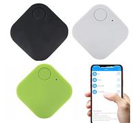 TOTMOX Key Finder, Lot de 3 traqueurs Bluetooth intelligents, localisateur de suivi GPS jusqu'à 24,4 m de portée, contrôle anti-perte de l'application compatible iOS Android pour clés, animaux