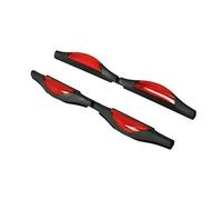 TOTMOX Lot de 2 Bandes de Protection de portière de Voiture - Bandes de Protection Anti-Chocs - Réflecteurs de Bosses - À Clipser - pour Porte Avant et arrière - Protection Contre Les Rayures - Rouge