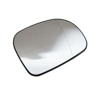 TOTMOX Miroir de rétroviseur extérieur de rechange, chauffé, avec support, compatible avec Mercedes-Benz Viano W639 2003-2010, droit