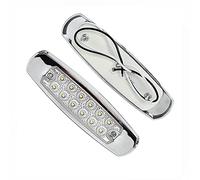 TOTMOX Paire de feux de position latéraux LED 12V pour voiture, clignotants universels pour camions, voitures, bus, remorques, IP67 étanche à la poussière et aux chocs - Jaune