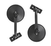 TOTMOX Rétroviseurs latéraux à charnière de porte, rétroviseurs latéraux pour portes hors conduite, compatible avec J&e-ep Wrangler 1997-2006 TJ LJ, 2007-2018 JK JKU - Rond