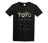 Toto 25Th Anniversary Live in Amsterdam Graphic Unisex Tee Shirt Black L