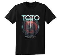 Toto 40 Trips Around The Sun World Tour 2018 T-Shirt Black Mens Tees 3XL