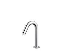 TOTO Bec déverseur automatique, rond, bas, eau froide, 2 l/min, saillie 115mm, Auto Function, Ecocap, TLE26006E