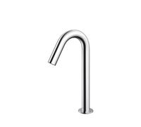 TOTO Bec déverseur automatique, rond, hauteur moyenne, eau froide, 2 l/min, saillie 126mm, Auto Function, Ecocap, TLE26007E