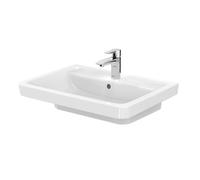 TOTO CF lavabo, 1 trou pour robinetterie, avec trop-plein, 654x483mm, Cefiontect, combinable avec CF demi-colonne, LW136Y