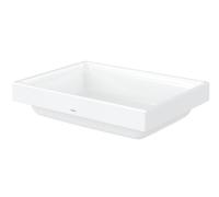 TOTO CS lavabo à poser, sans trou pour robinetterie, avec trop-plein, 500x370mm, Cefiontect, LW1715WH
