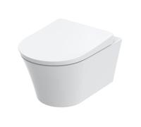 TOTO GP, WC suspendu, rinçage profond, pour Washlet RG Lite avec raccords latéraux, 380x540x335mm, CW553Y