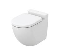 TOTO NC WC, dos-à-mur, au sol, WC à évacuation verticale, sortie horizontale, 380x630x483mm, CW763Y