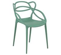 Totò Piccinni Chaise INFINITY EYE en polypropylène moderne Design Impilable (vert salade, 1)