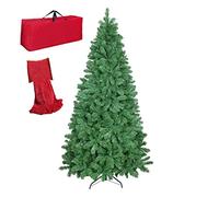 Totò Piccinni Sapin de Noël Vert, épais, Effet réaliste, Inclus Sac de Sport (Vert, 150 cm)