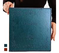 Totocan Album photo à personnaliser Album photo autocollant à coller, grand, album photo avec couverture en cuir d'inspiration vintage, livre photo pour photos en différentes tailles