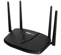 TOTOLINK X5000R Routeur WLAN AX1800 OpenWrt Routeur WiFi 6 Double bande 1201 Mbps 5 GHz, 574 Mbps 2.4 GHz 1800 Mbps 4X GIGABIT Port LAN 1000Mbps Routeur WiFi MU-MIMO IPTV OFDMA WPA3 4 modes de fonctio