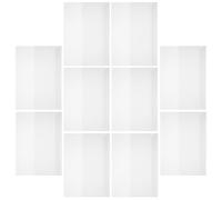 Totority 10 Feuilles Film Plastique Transparent Imperméable pour Protection de Livres et Documents, en Pp, Facile à Poser et Retirer, pour Travail et Exposition