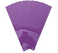Totority 10 Pièces Bandes Magnétiques Effaçables à Sec, Lignées, Violet | Plastique, Format Quatre Lignes Trois Espaces, Surface Réinscriptible, Fixation sur Tableau Blanc ou Métal