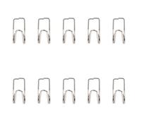 Totority 10 Pièces de Ressorts de e Porte D'eau pour Trompette et Cor Français en Fer Argenté, Portable et Facile à Remplacer, Accessoires Indispensables pour Musiciens