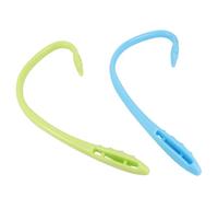 Totority 2 Pièces Bâton de Massage Dos Ergonomique en Pp Fonction D'acupression, Confortable à Tenir, pour Épaules et Taille Pendant Vos Voyages Couleur Aléatoire