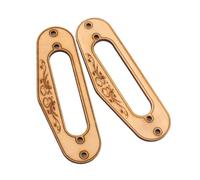 Totority 2pièces Cadre de Micro Guitare Érable Anneau de Montage Pick-up Single Coil Plat Humbucker Intérieure Accessoire pour Guitares Électriques Style Tl