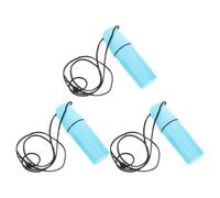 Totority 3 Pièces Boîte Étanche Portable en Plastique Bleu pour Petits Appareils Électroniques et Objets de Valeur, pour Sorties en Famille et Snorkeling avec Design Élégant