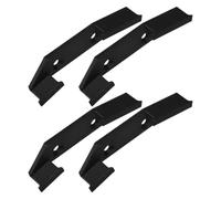 Totority 4 Pièces Support Mural Noir pour Caliper à Vernier et Compteur, en Pla Fixation par Vis, Installation Facile et Positionnement Stable pour Atelier ou Garage